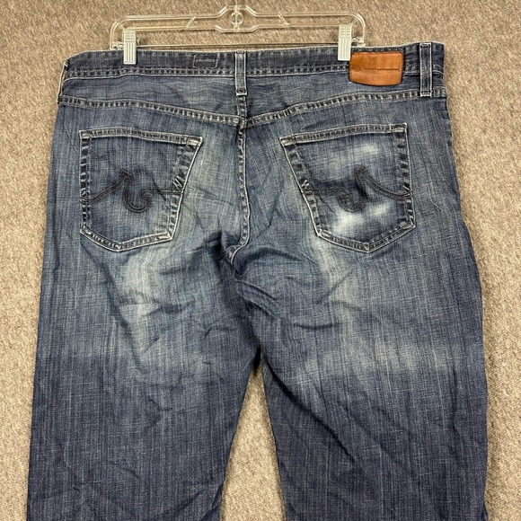 AG Adriano Goldschmied The Protégé Straight Leg Jeans Mens 40x34 Distressed - Picture 7 of 16